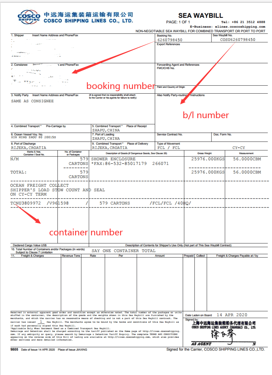 cosco-bill-of-lading