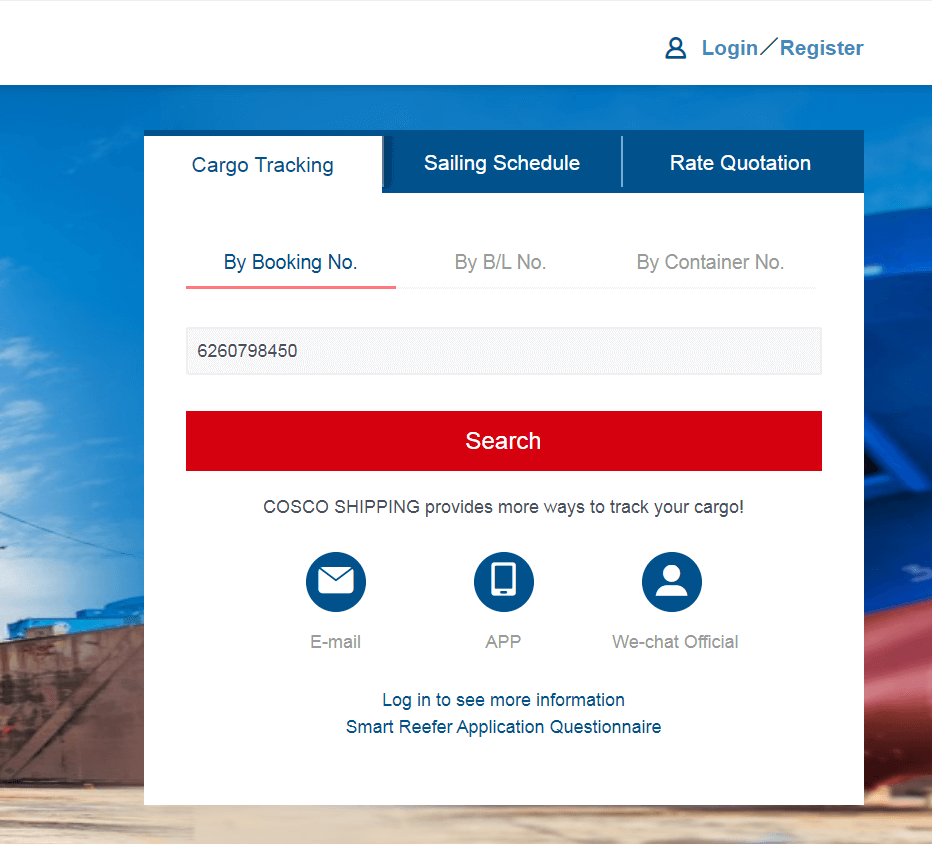 cosco-container-track-by-booking-number